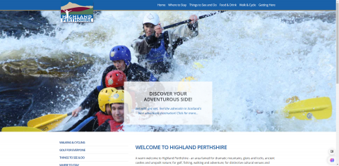 Highland Perthshire web page